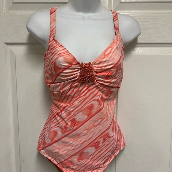 COCO CONTOURS Marbled Shaper One Piece Swimsuit - Picture 6 of 8